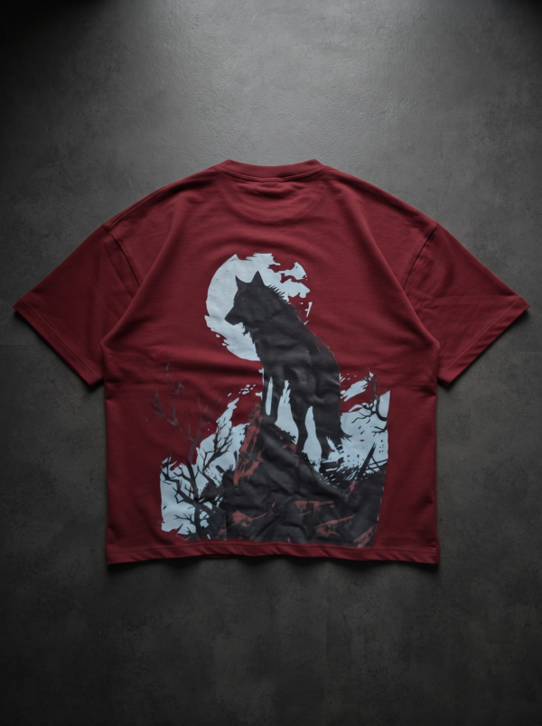 VRTX Fear drop shoulder t-shirt back view